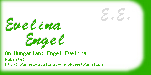evelina engel business card
